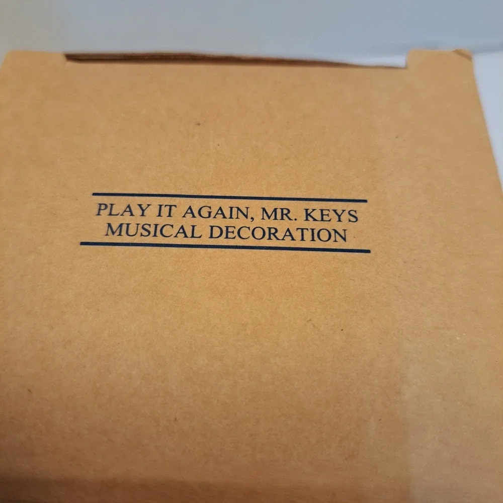 Avon Play It Again Mr. Keys Musical Decoration Bear Piano